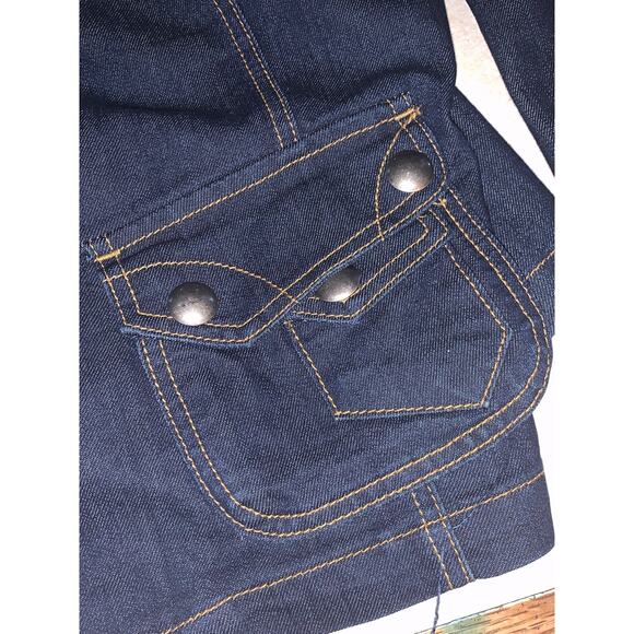 Lane Bryant size 14 16 1x denim jean jacket dark wash torrid - Picture 6 of 7